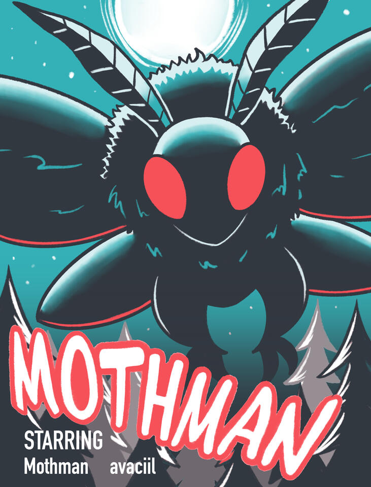 Original Mothman Print