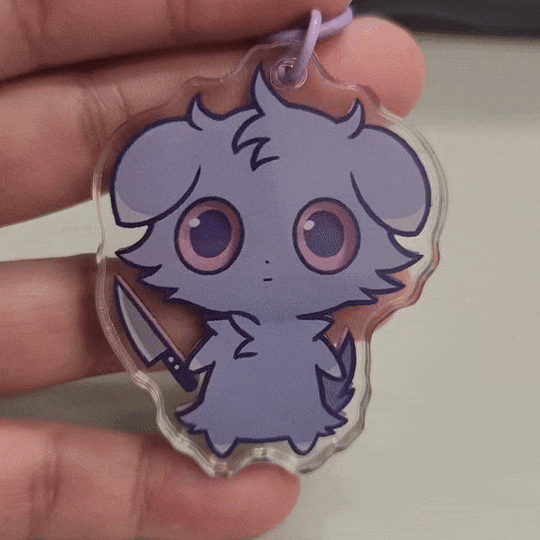 PKMN Espurr 3D Effect Charm